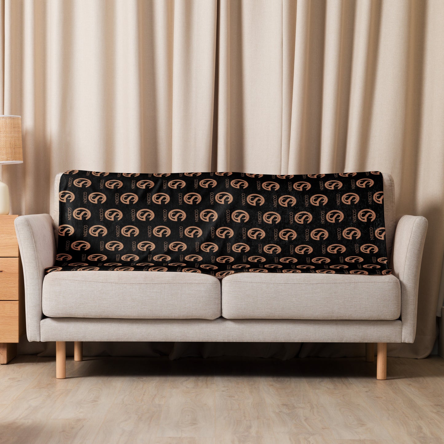 GODSKIN Logo Sherpa Blanket