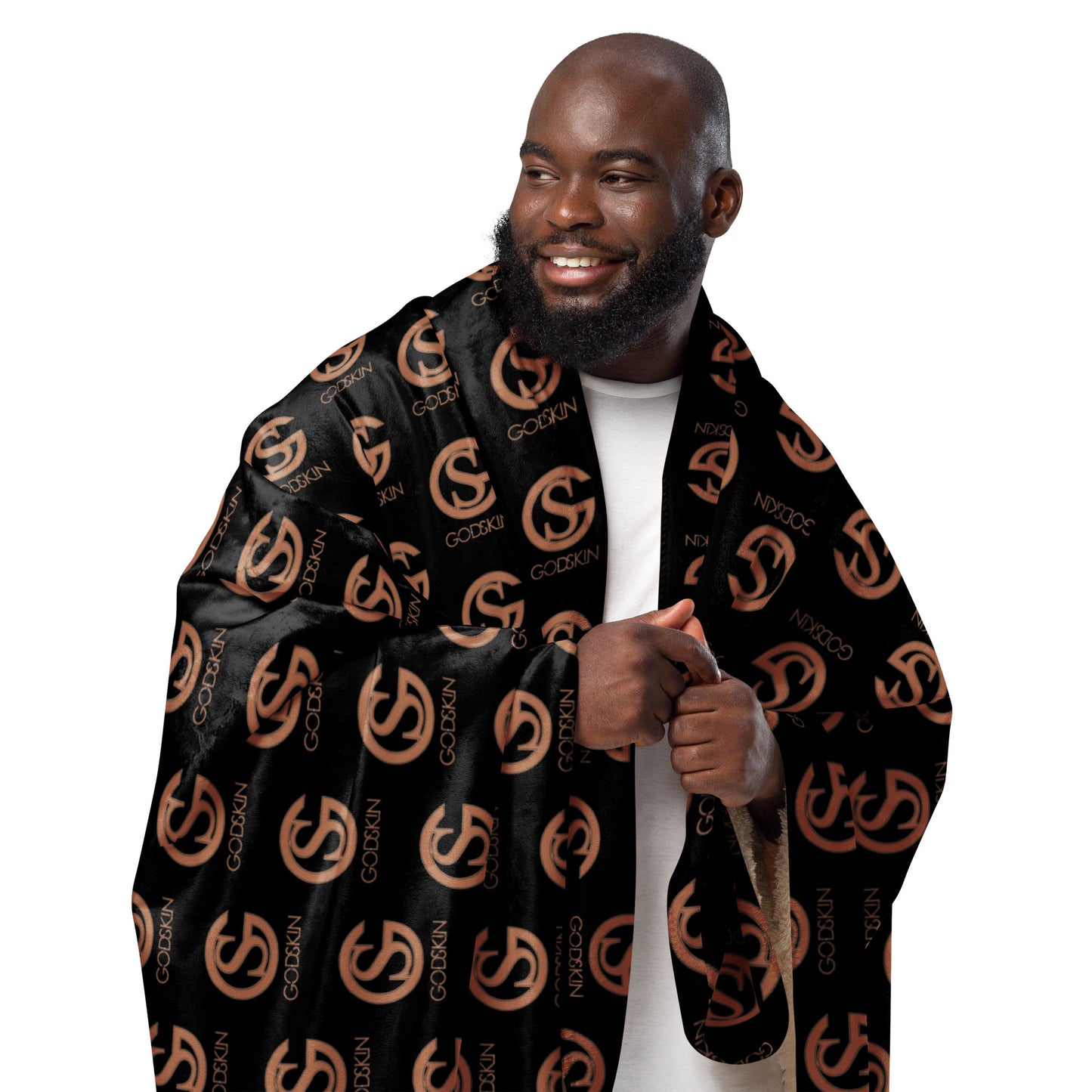 GODSKIN Logo Sherpa Blanket