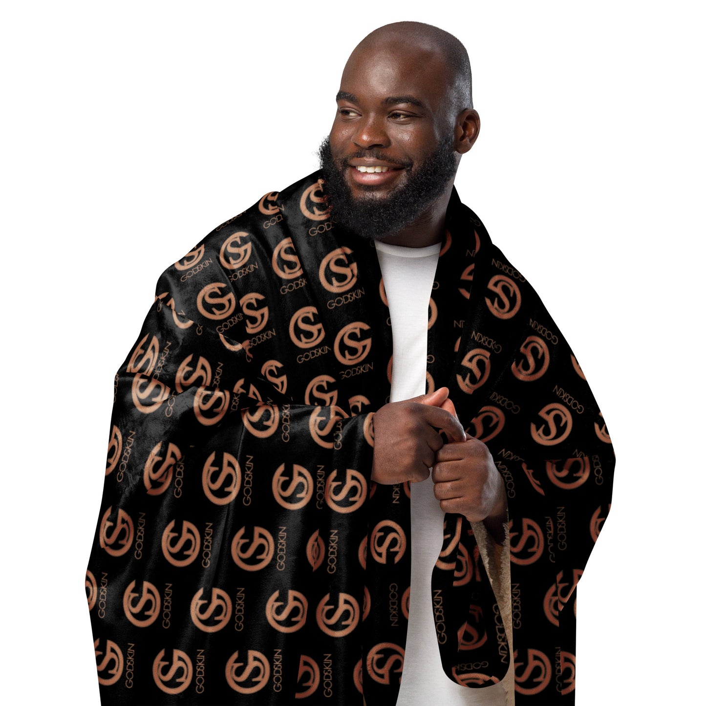 GODSKIN Logo Sherpa Blanket