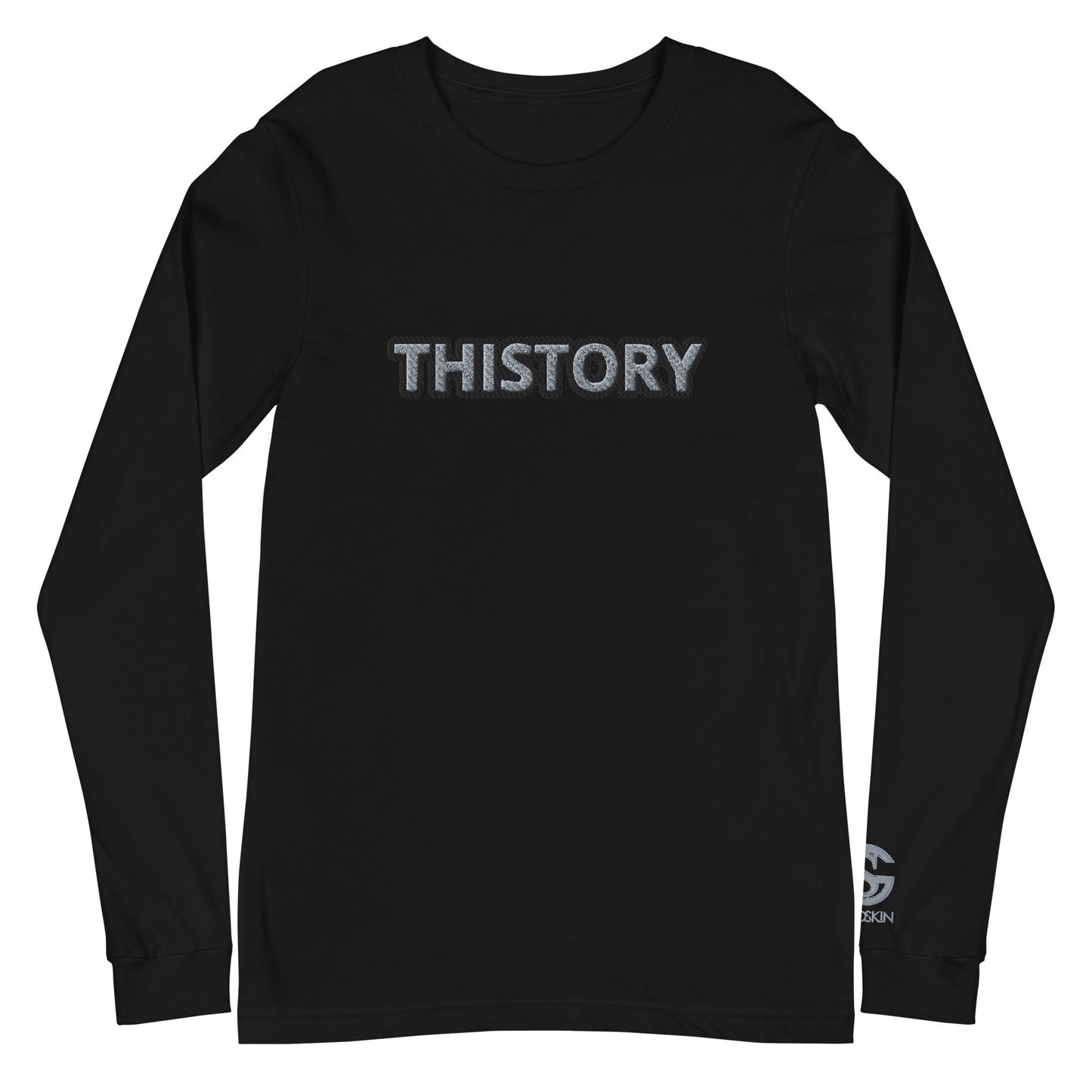 Godskin Embroidered Custom Long Sleeve Tee
