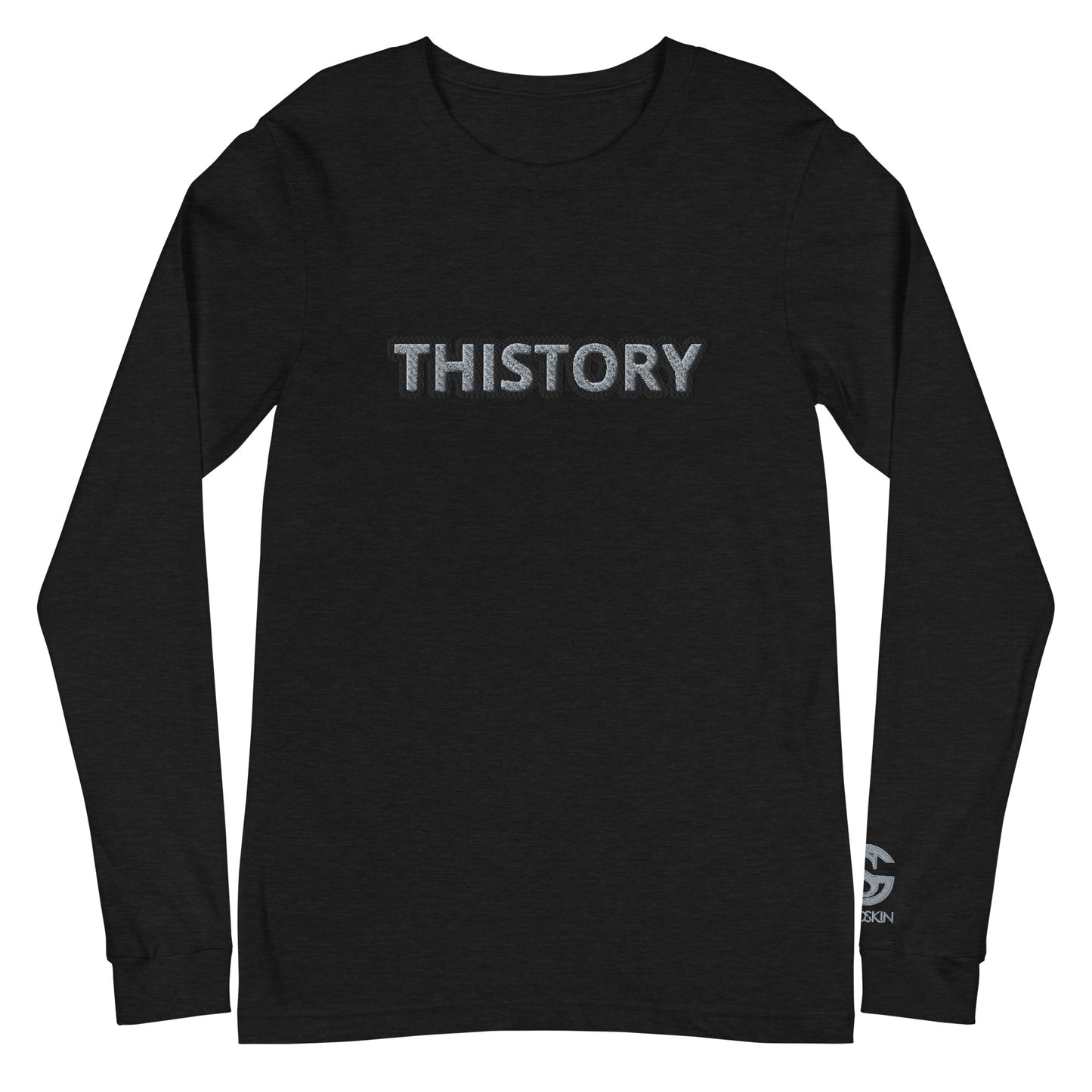 Godskin Embroidered Custom Long Sleeve Tee
