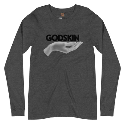 GODSKIN" Greatness Needs Attire." Custom Long Sleeve Tee