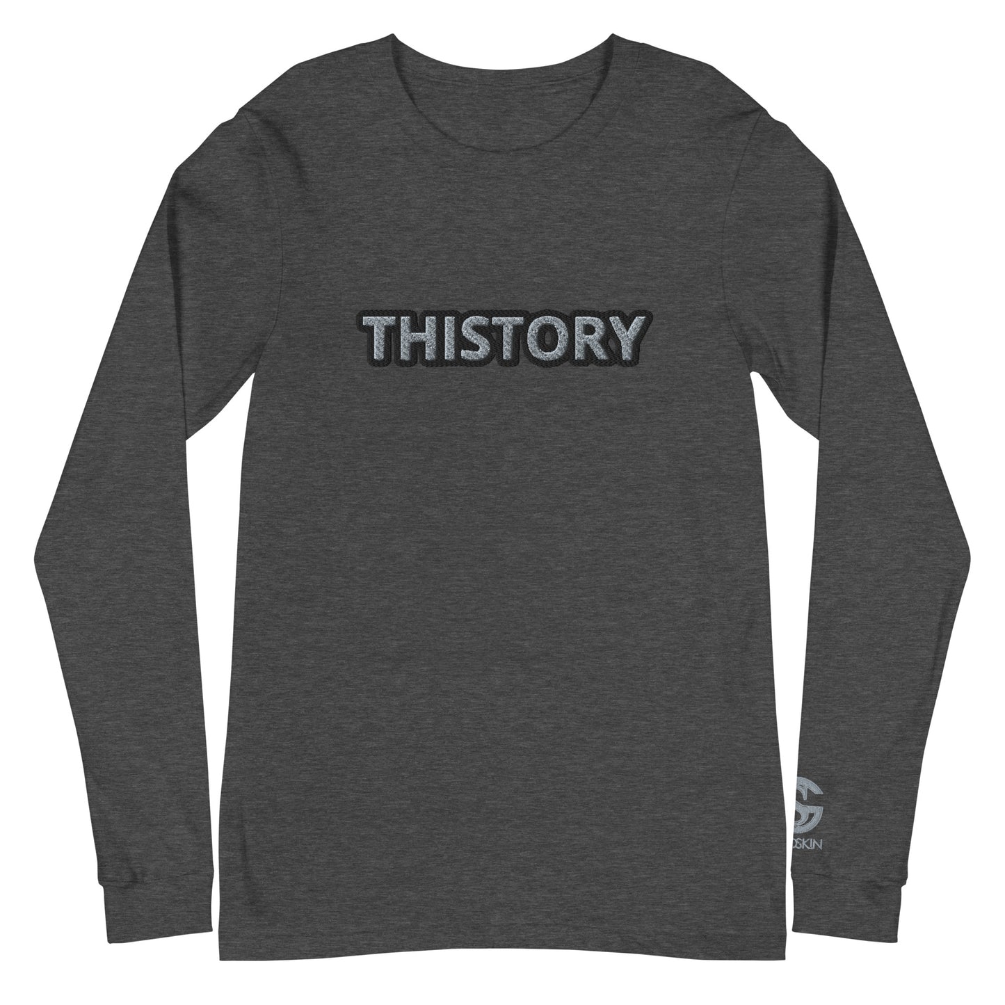 Godskin Embroidered Custom Long Sleeve Tee