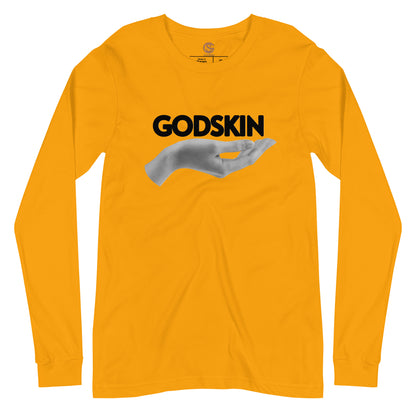 GODSKIN" Greatness Needs Attire." Custom Long Sleeve Tee