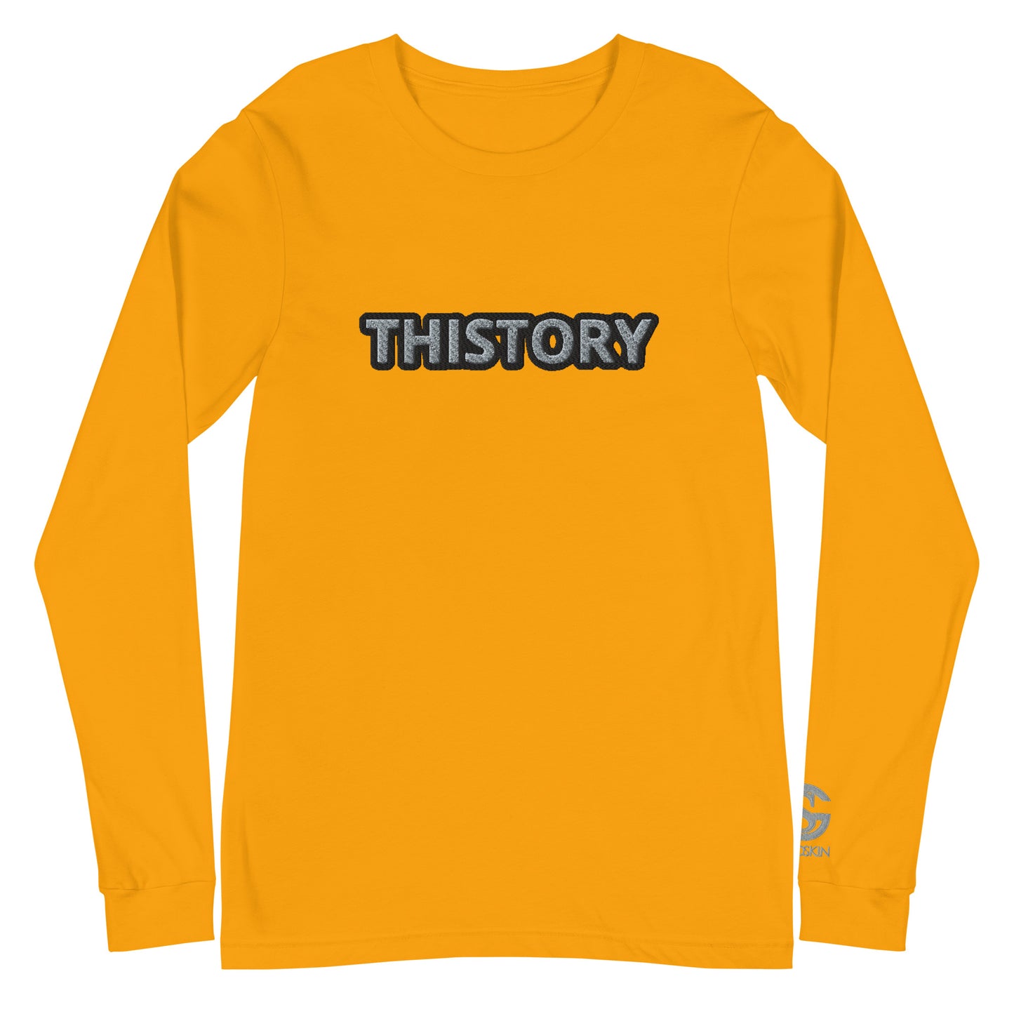 Godskin Embroidered Custom Long Sleeve Tee