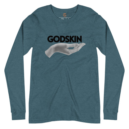 GODSKIN" Greatness Needs Attire." Custom Long Sleeve Tee