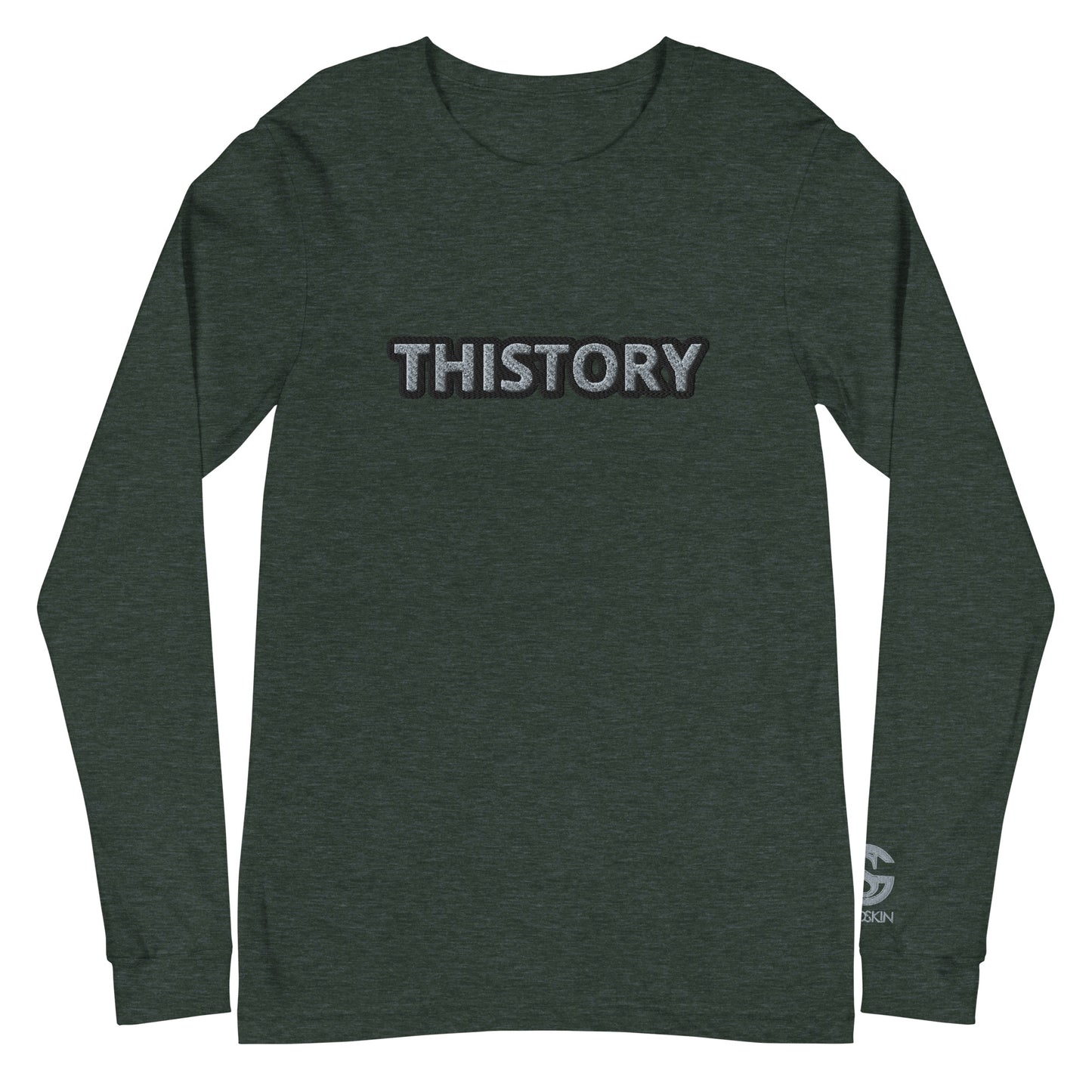 Godskin Embroidered Custom Long Sleeve Tee