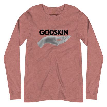 GODSKIN" Greatness Needs Attire." Custom Long Sleeve Tee