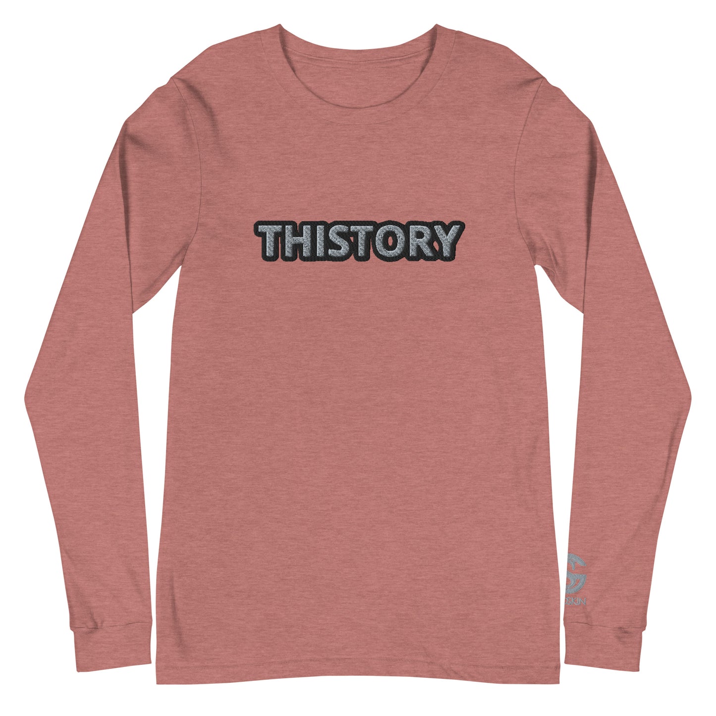 Godskin Embroidered Custom Long Sleeve Tee