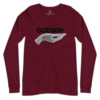 GODSKIN" Greatness Needs Attire." Custom Long Sleeve Tee