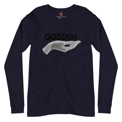 GODSKIN" Greatness Needs Attire." Custom Long Sleeve Tee