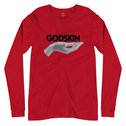 GODSKIN" Greatness Needs Attire." Custom Long Sleeve Tee