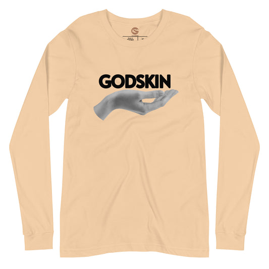 GODSKIN" Greatness Needs Attire." Custom Long Sleeve Tee
