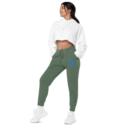 Godskin Embroidered Pigment-Dyed Sweatpants