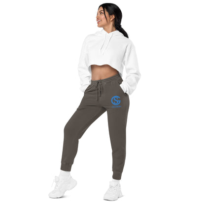 Godskin Embroidered Pigment-Dyed Sweatpants