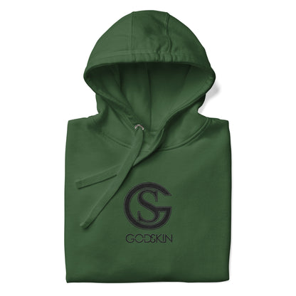 Godskin Custom Embroidered Logo(Black) Hoodie