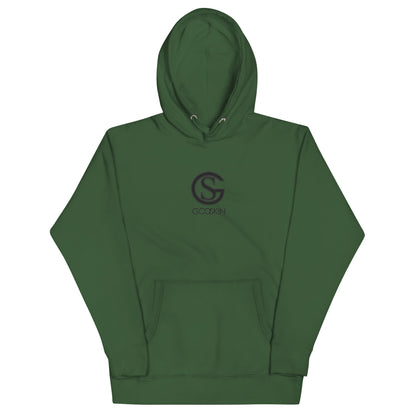 Godskin Custom Embroidered Logo(Black) Hoodie
