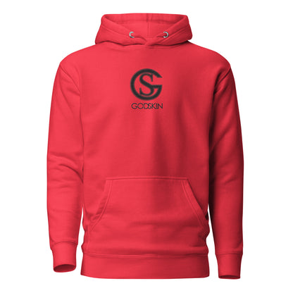 Godskin Custom Embroidered Logo(Black) Hoodie
