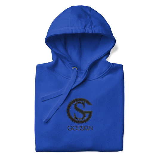 Godskin Custom Embroidered Logo(Black) Hoodie