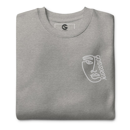 Godskin Embroidered Custom Premium Sweatshirt