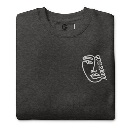 Godskin Embroidered Custom Premium Sweatshirt