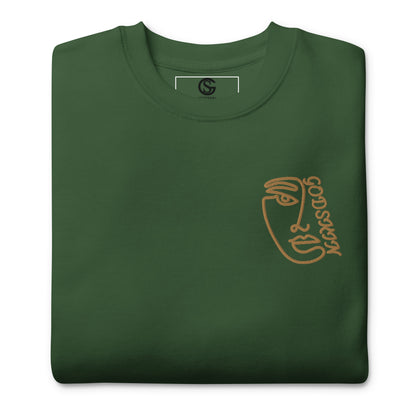 Godskin Embroidered Custom Premium Sweatshirt