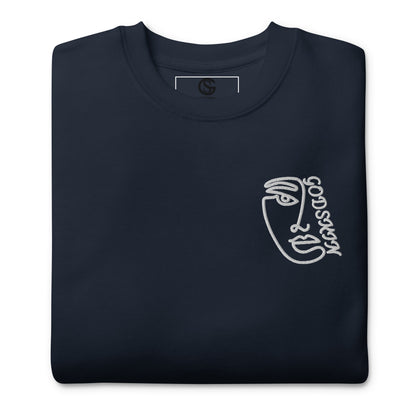 Godskin Embroidered Custom Premium Sweatshirt