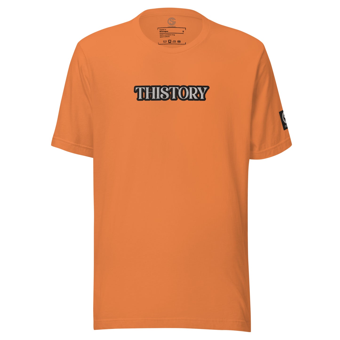 Godskin Embroidered  Custom "Thistory" T-shirt