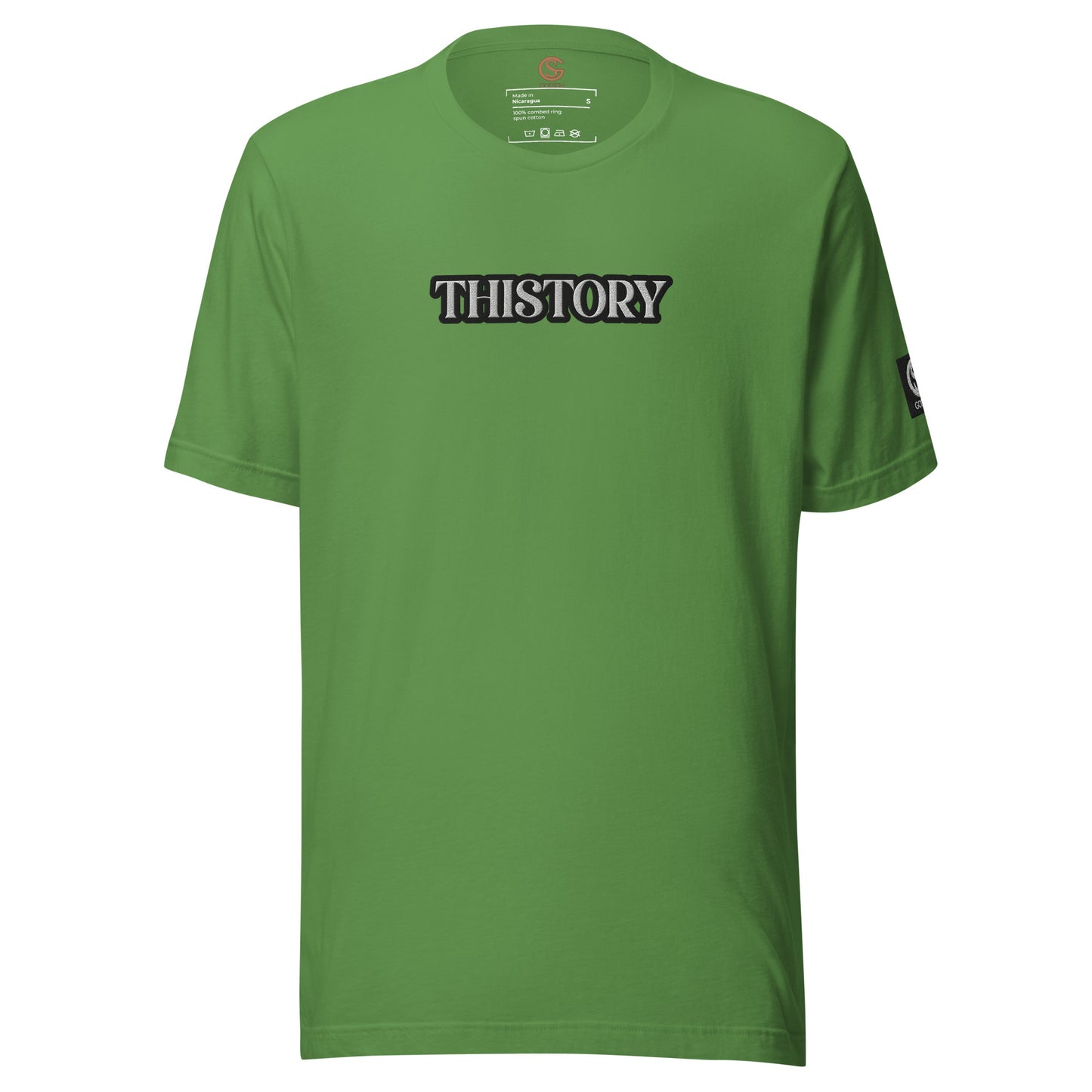 Godskin Embroidered  Custom "Thistory" T-shirt