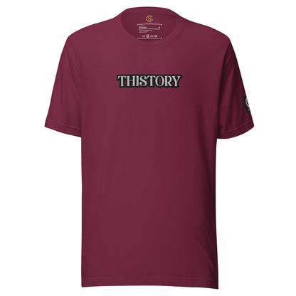 Godskin Embroidered  Custom "Thistory" T-shirt