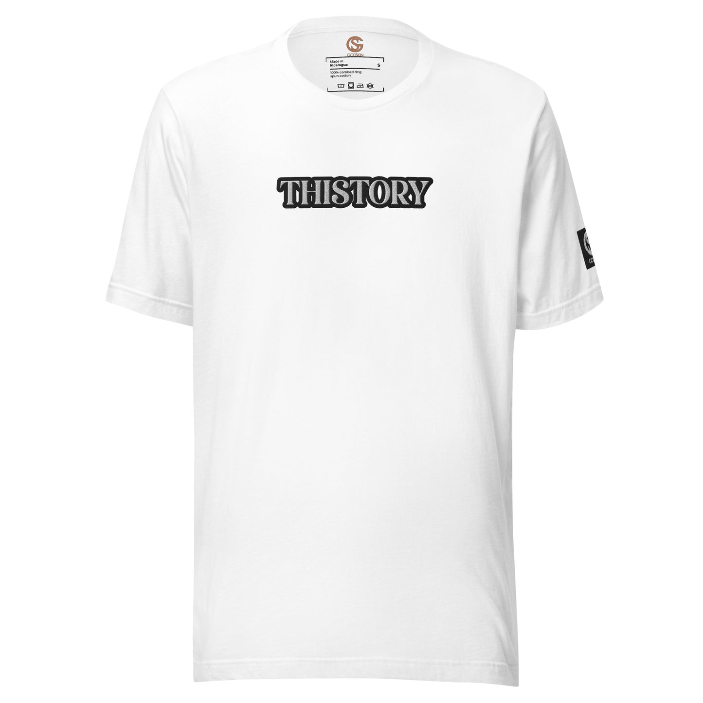 Godskin Embroidered  Custom "Thistory" T-shirt