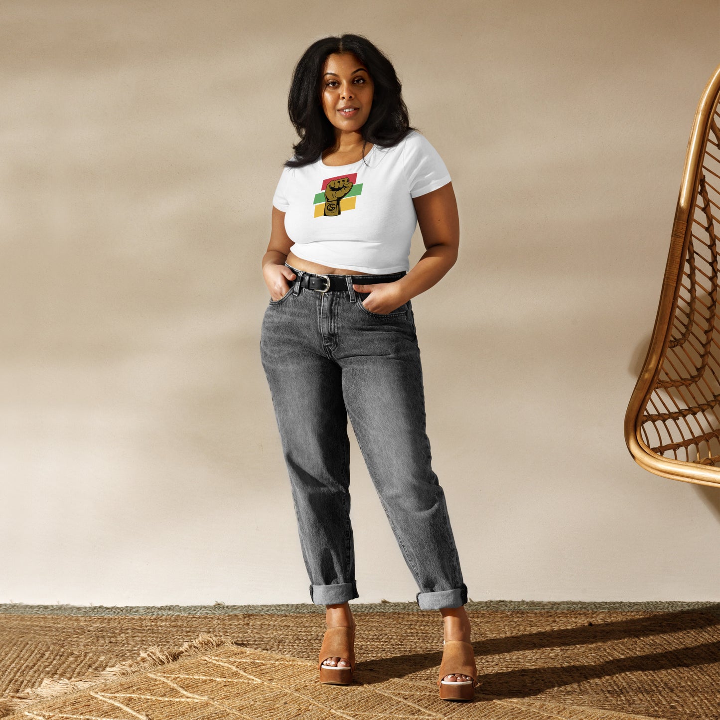 Godskin Custom Women’s Crop Tee