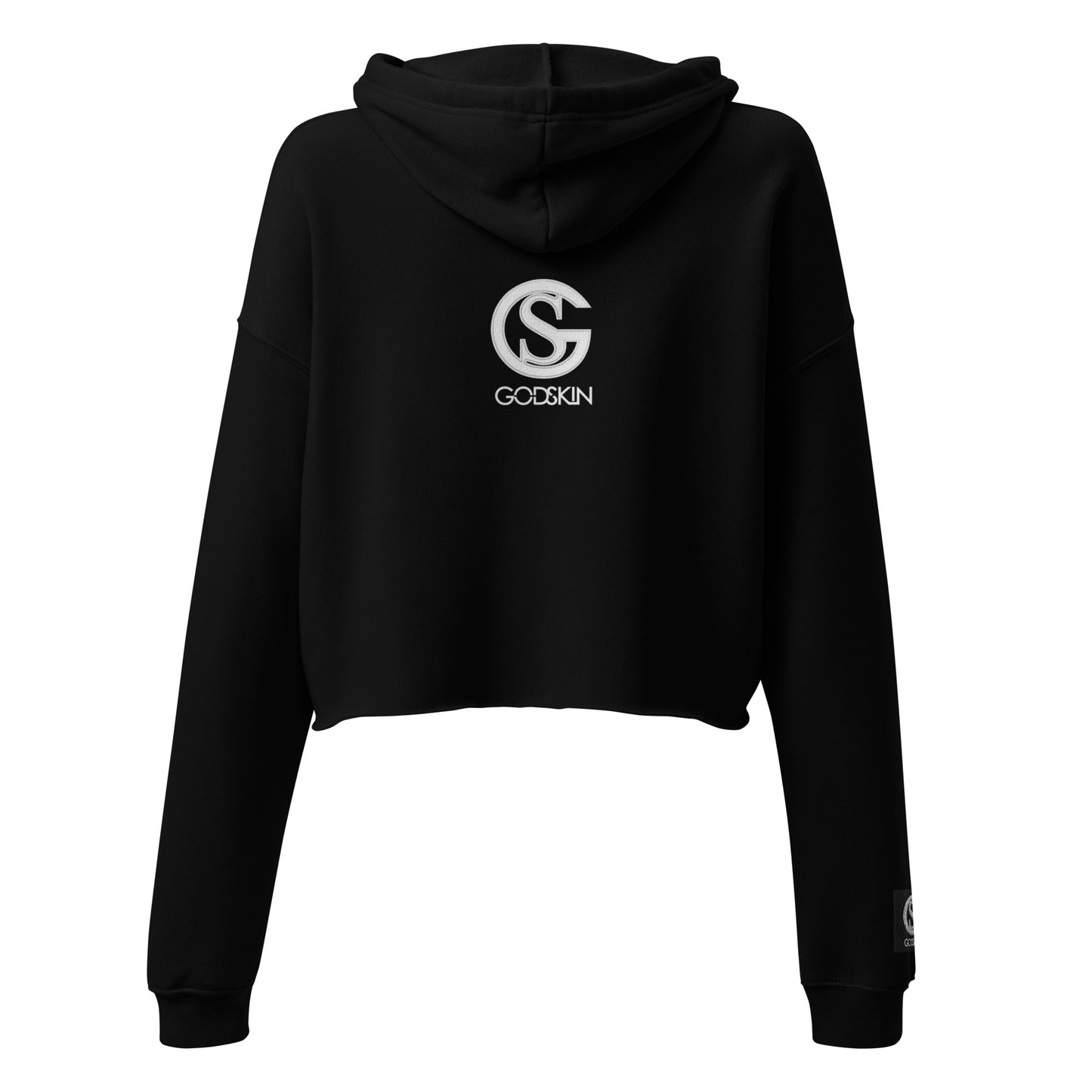 Godskin Embroidered Custom "Thistory" Crop Hoodie