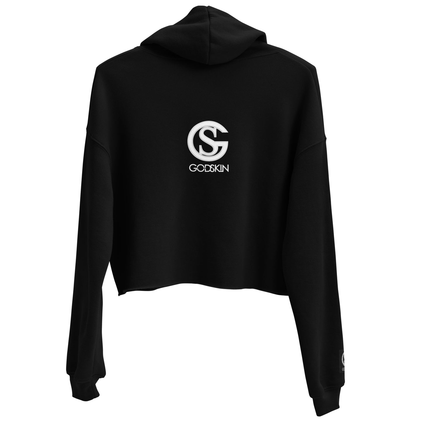 Godskin Embroidered Custom "Thistory" Crop Hoodie