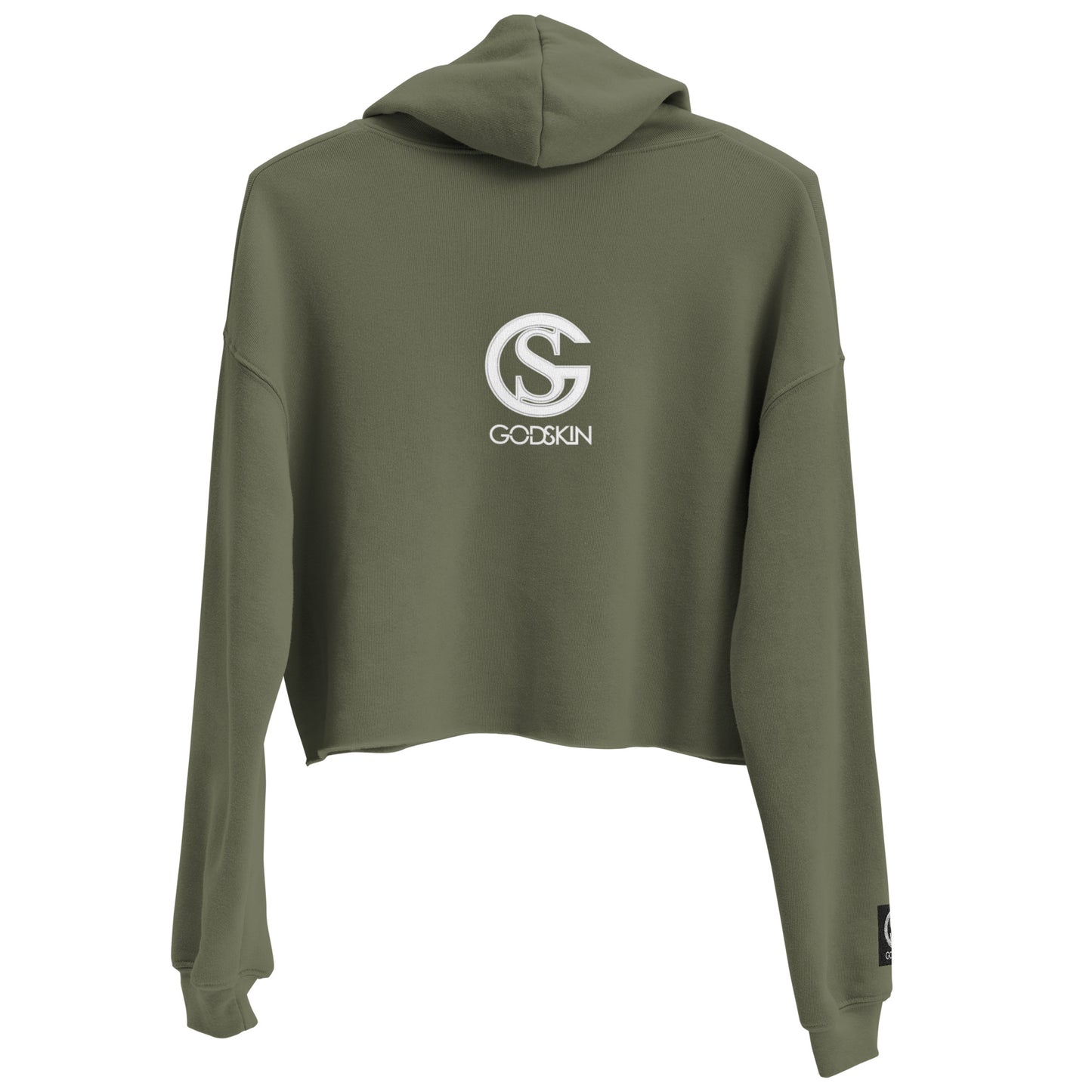 Godskin Embroidered Custom "Thistory" Crop Hoodie
