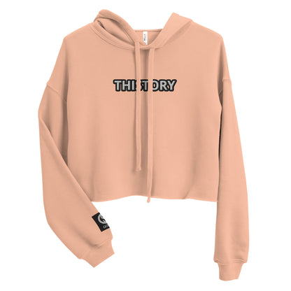 Godskin Embroidered Custom "Thistory" Crop Hoodie