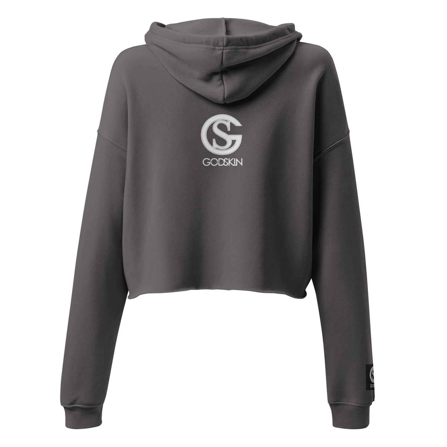 Godskin Embroidered Custom "Thistory" Crop Hoodie