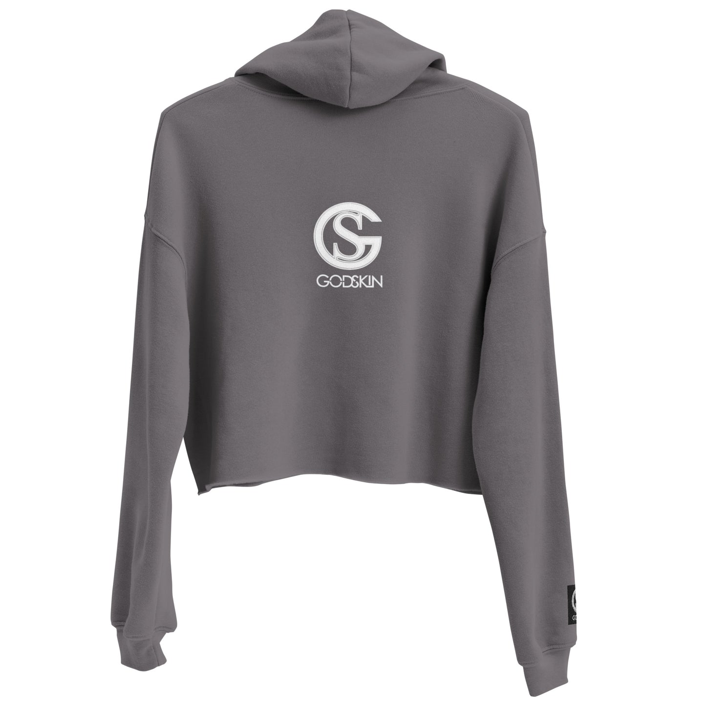 Godskin Embroidered Custom "Thistory" Crop Hoodie