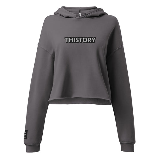 Godskin Embroidered Custom "Thistory" Crop Hoodie