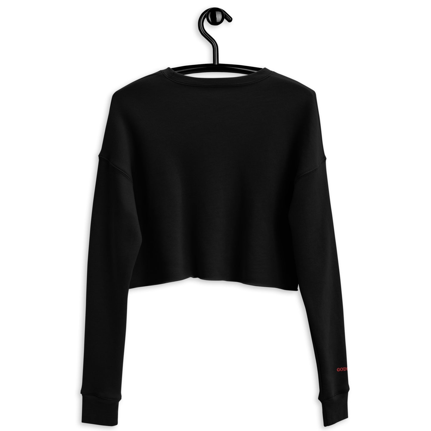 Godskin Embroidered Custom Crop Sweatshirt