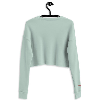 Godskin Embroidered Custom Crop Sweatshirt
