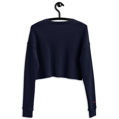 Godskin Embroidered Custom Crop Sweatshirt
